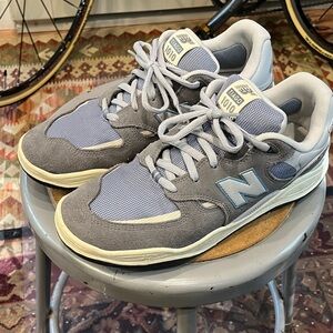 New Balance Tiago 1010 Gray and Blue Skateboard Shoes - Men’s Size 11